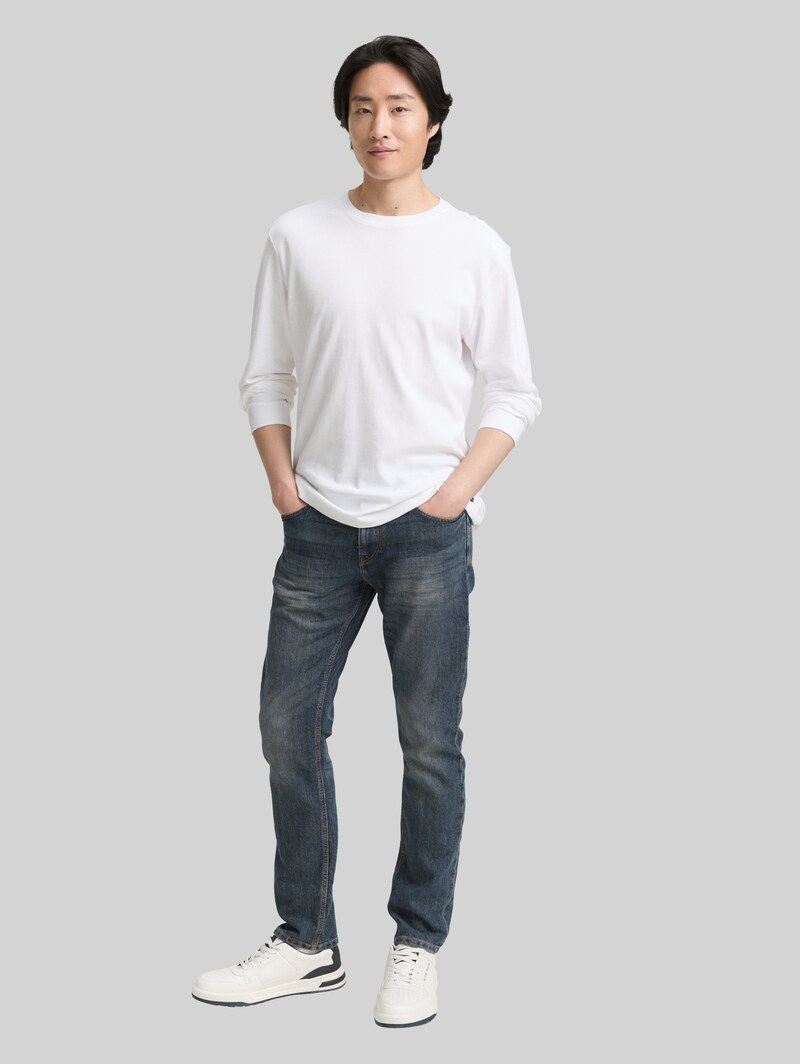 Tom Tailor TTMARVIN STRAIGHT Jeans - Mid Stone Wash Denim