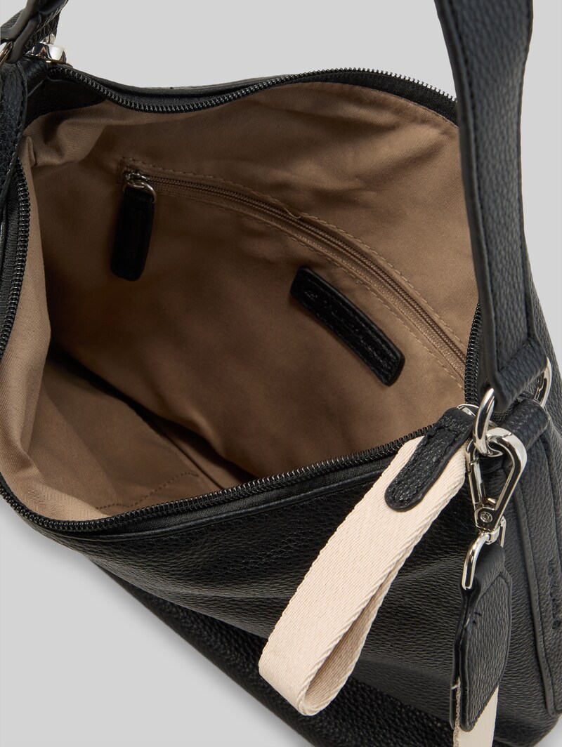 Tom Tailor TTFANIA M Beuteltasche mit Anhängertasche - Schwarz / Black