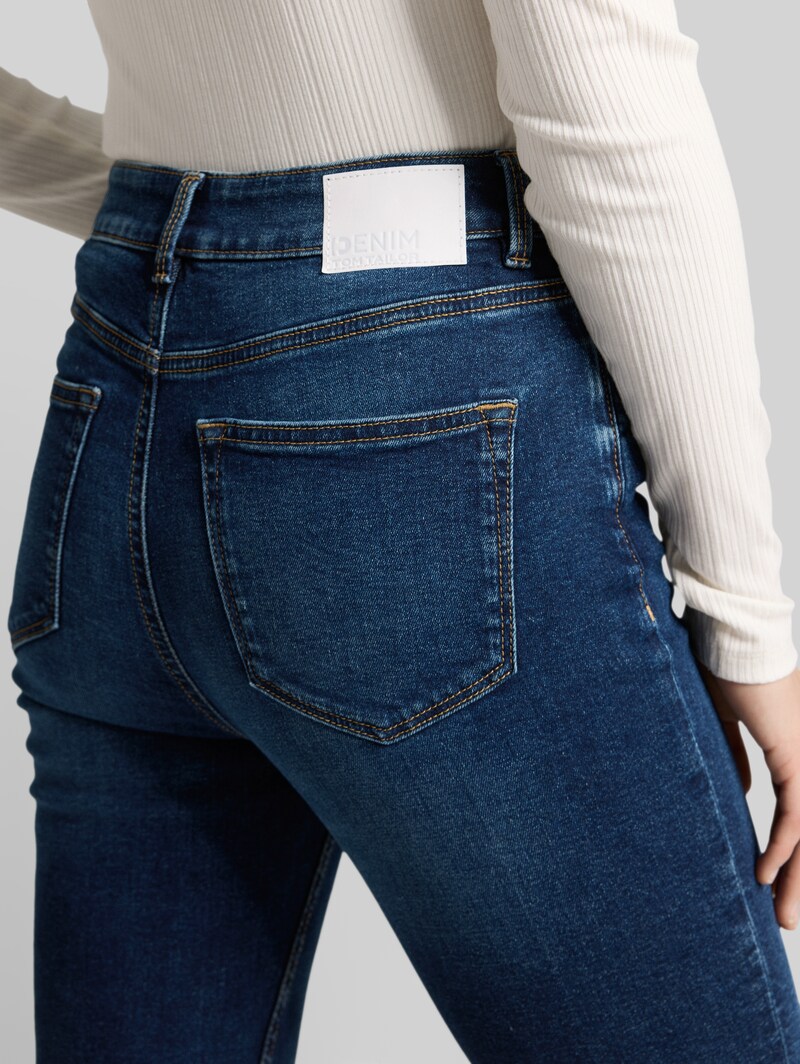 Tom Tailor TTLOTTE SLIM Jeans - Used Mid Stone Blue Denim