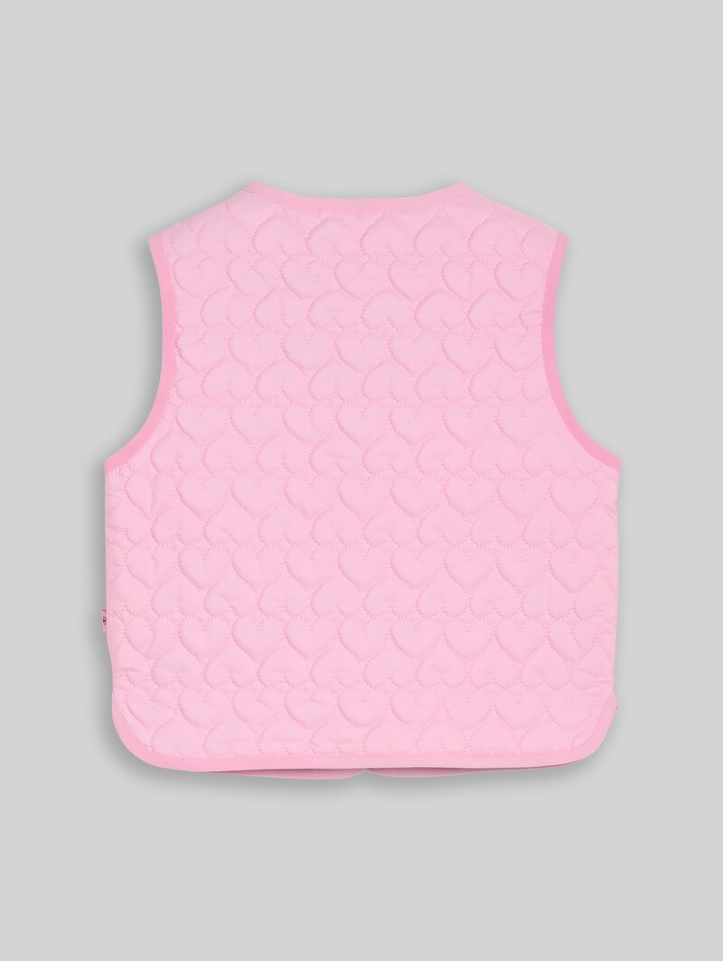 Tom Tailor Steppweste mit Herzmuster - Lovely Pink Tom Tailor Steppweste mit Herzmuster - Lovely Pink