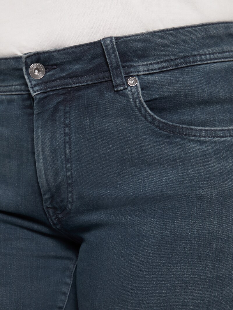 Tom Tailor Plus Size - TTPLUS SLIM Jeans - Used Dark Stone Blue Denim