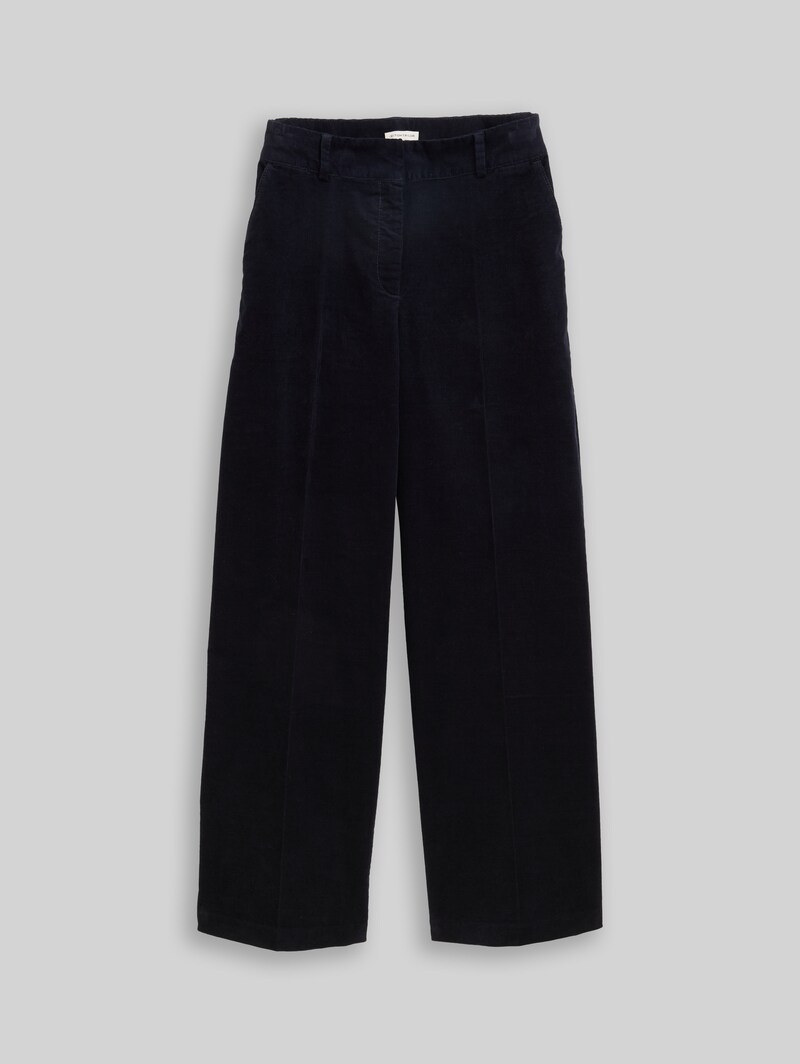 Tom Tailor TTLEA Wide Leg Cordhose - Lunar Eclipse