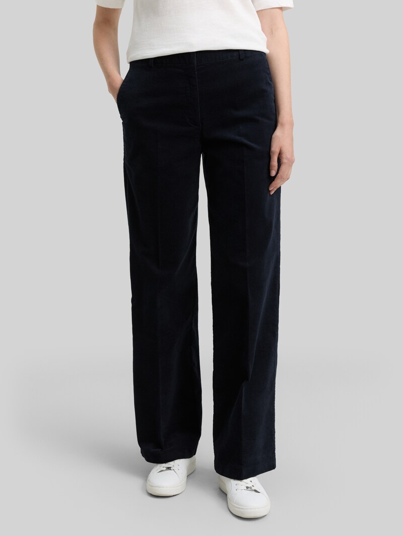 Tom Tailor TTLEA Wide Leg Cordhose - Lunar Eclipse