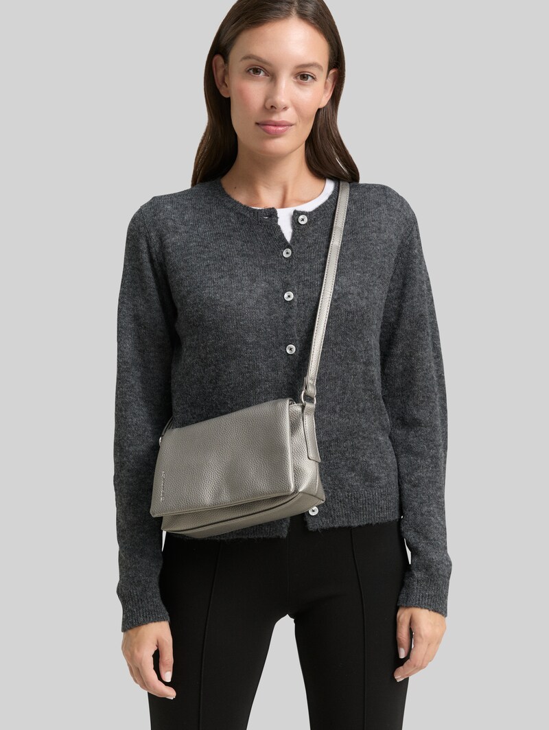 Tom Tailor TTLISSI S Umhängetasche mit Umschlag - Metallic Grey