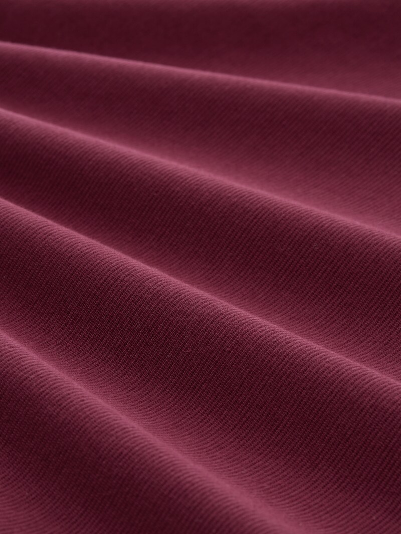 Tom Tailor Langarmshirt mit Knopf-Details - Preppy Plum