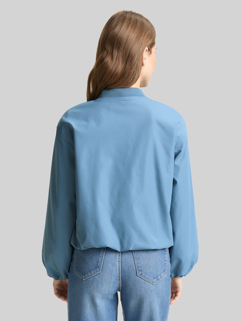 Tom Tailor Bomberjacke aus wasserabweisendem Material - Spring Lake Blue
