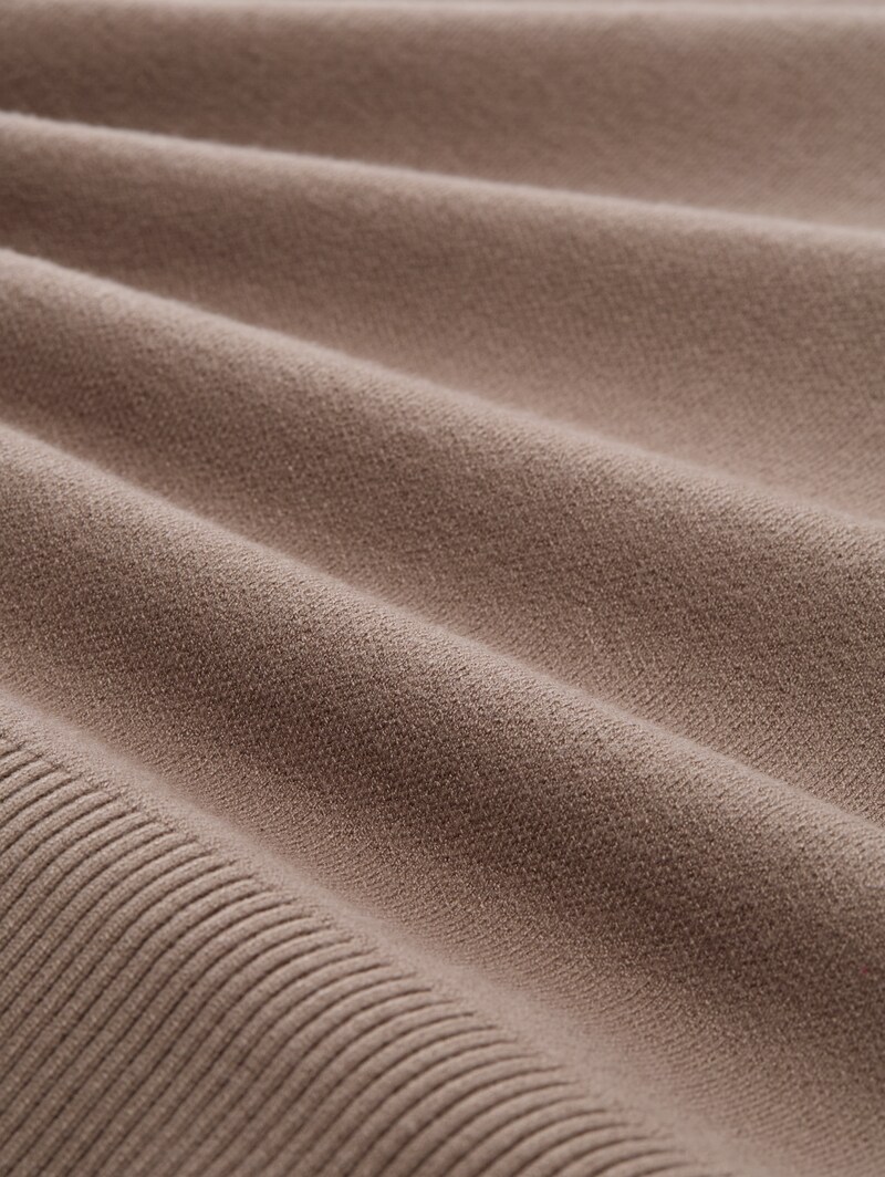 Tom Tailor Oversize Strickpullover - Taupe Grey