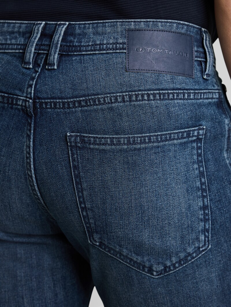 Tom Tailor TTJOSH REGULAR SLIM Jeans - Mid Stone Bright Blue Denim