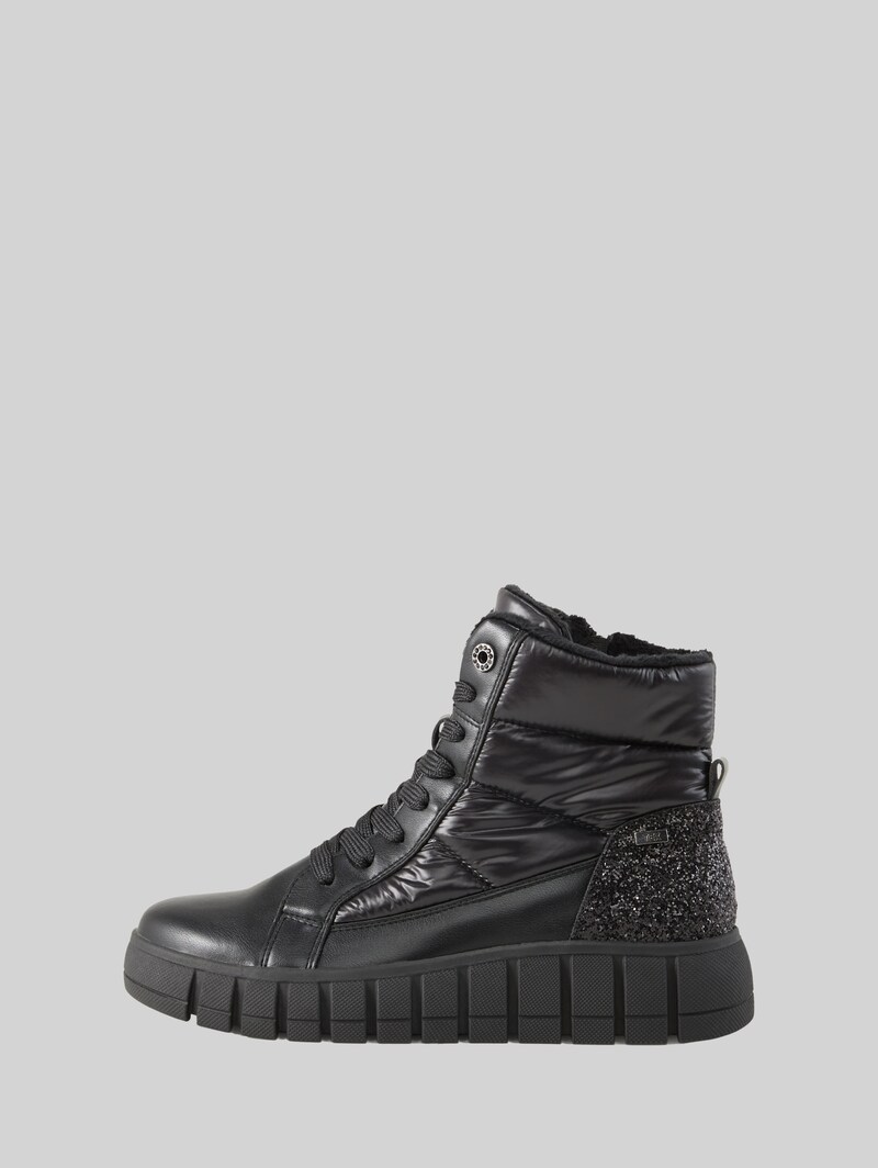 Tom Tailor Stiefeletten mit Materialmix - Black