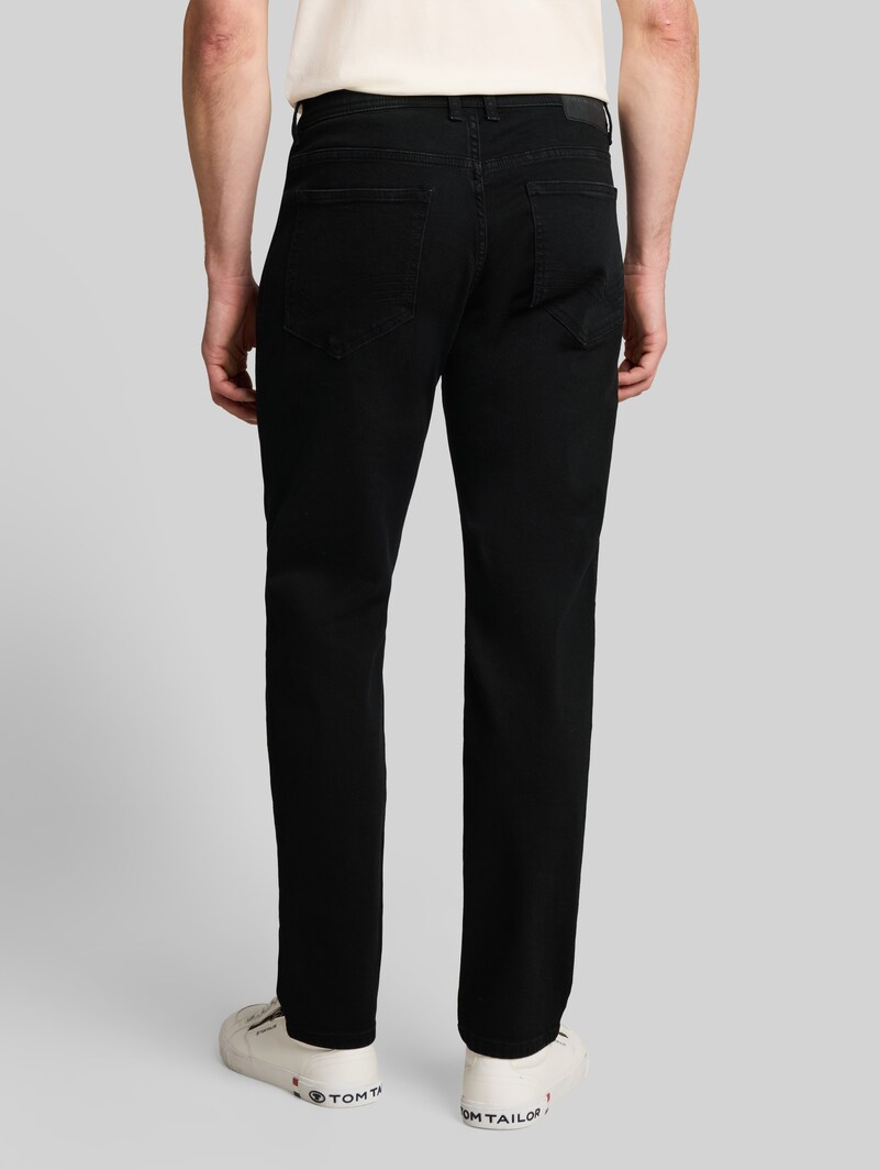 Tom Tailor TTMARVIN STRAIGHT Jeans - Black Denim Tom Tailor TTMARVIN STRAIGHT Jeans - Black Denim
