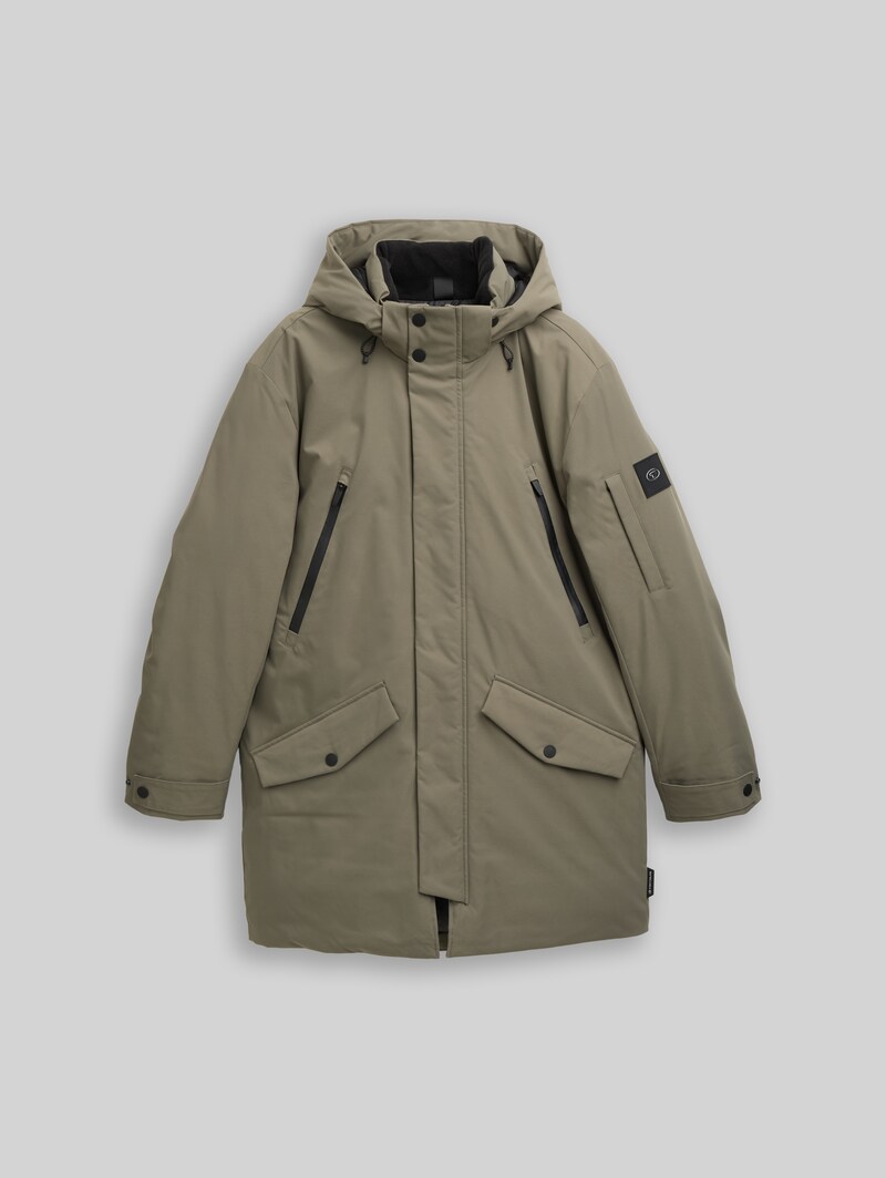 Tom Tailor TT.PRO.TECH Parka mit abnehmbarer Kapuze - Smokey Olive Green