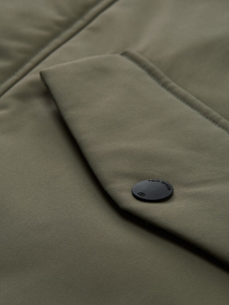 Tom Tailor TT.PRO.TECH Parka mit abnehmbarer Kapuze - Smokey Olive Green