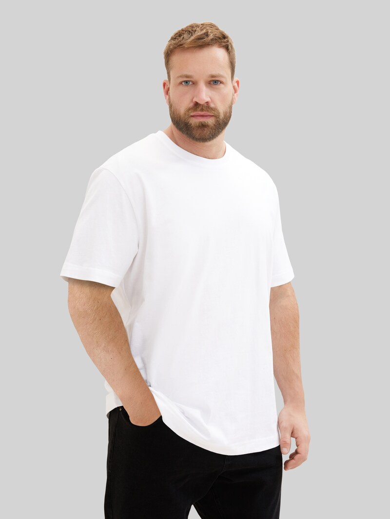 Tom Tailor Plus Size - T-Shirt im 2er-Pack - White