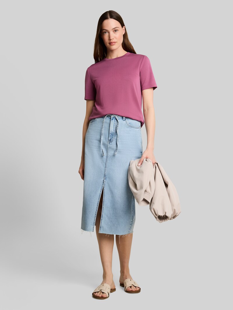 Tom Tailor Loose Fit T-Shirt - Dusty Berry