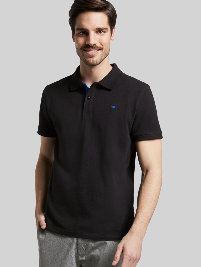Tom Tailor Basic Poloshirt - Black