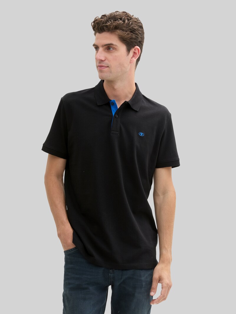 Tom Tailor Basic Poloshirt - Black