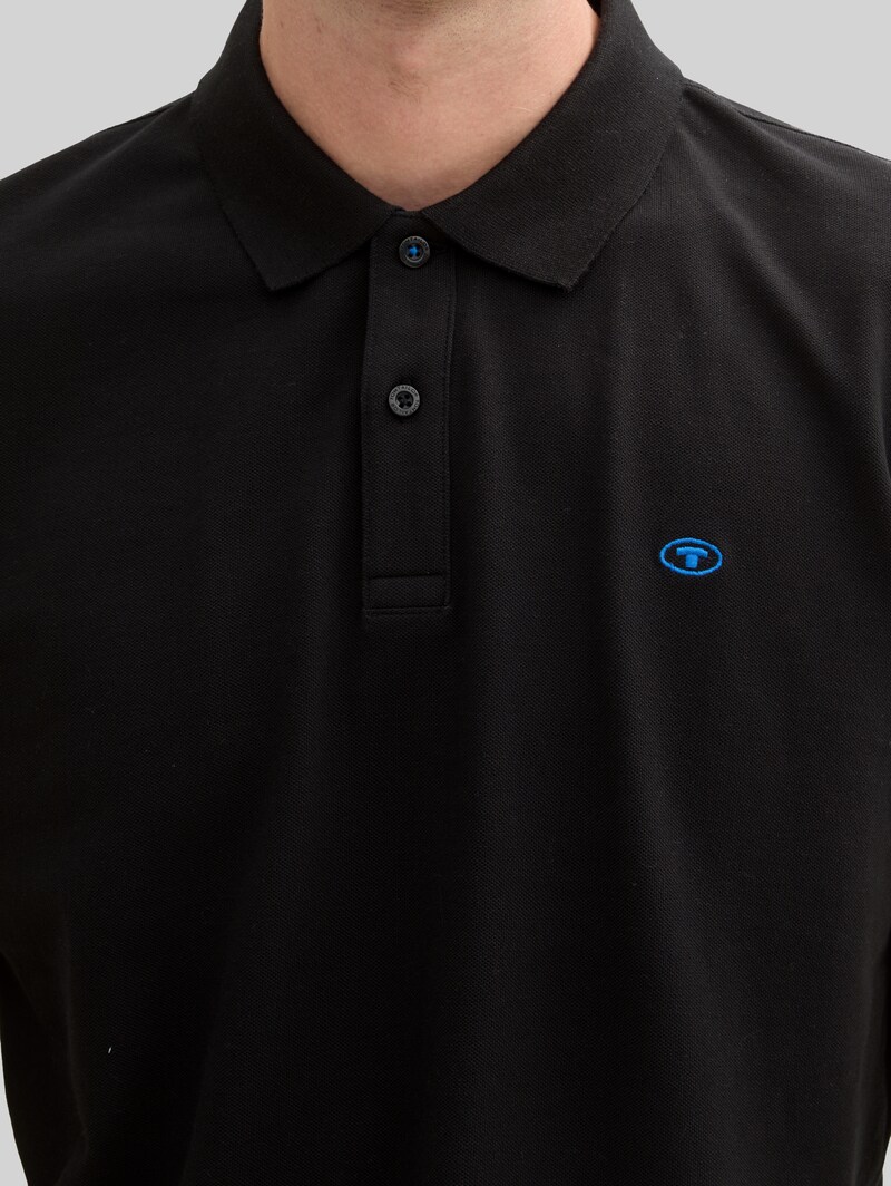 Tom Tailor Basic Poloshirt - Black