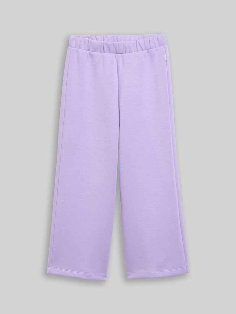 Tom Tailor Wide Leg Hose aus Scuba - Sweet Purple