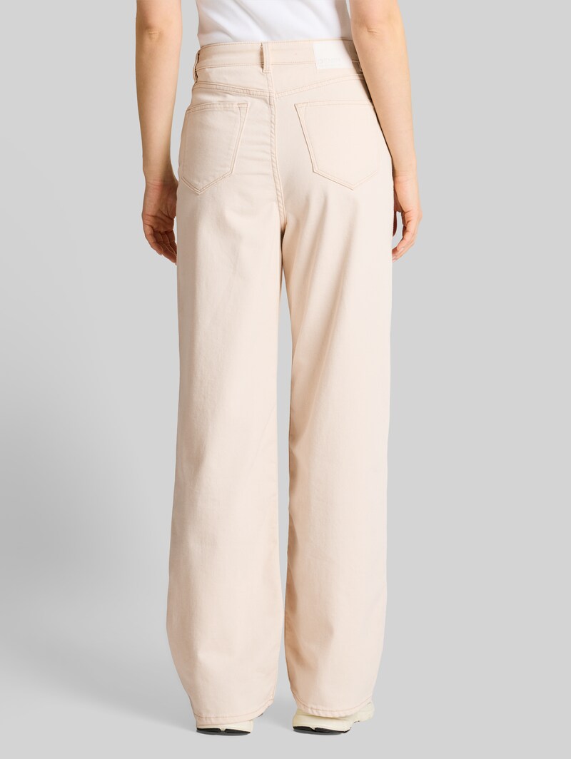 Tom Tailor TTLINOU WIDE High Waist Jeans - Raw Offwhite Denim