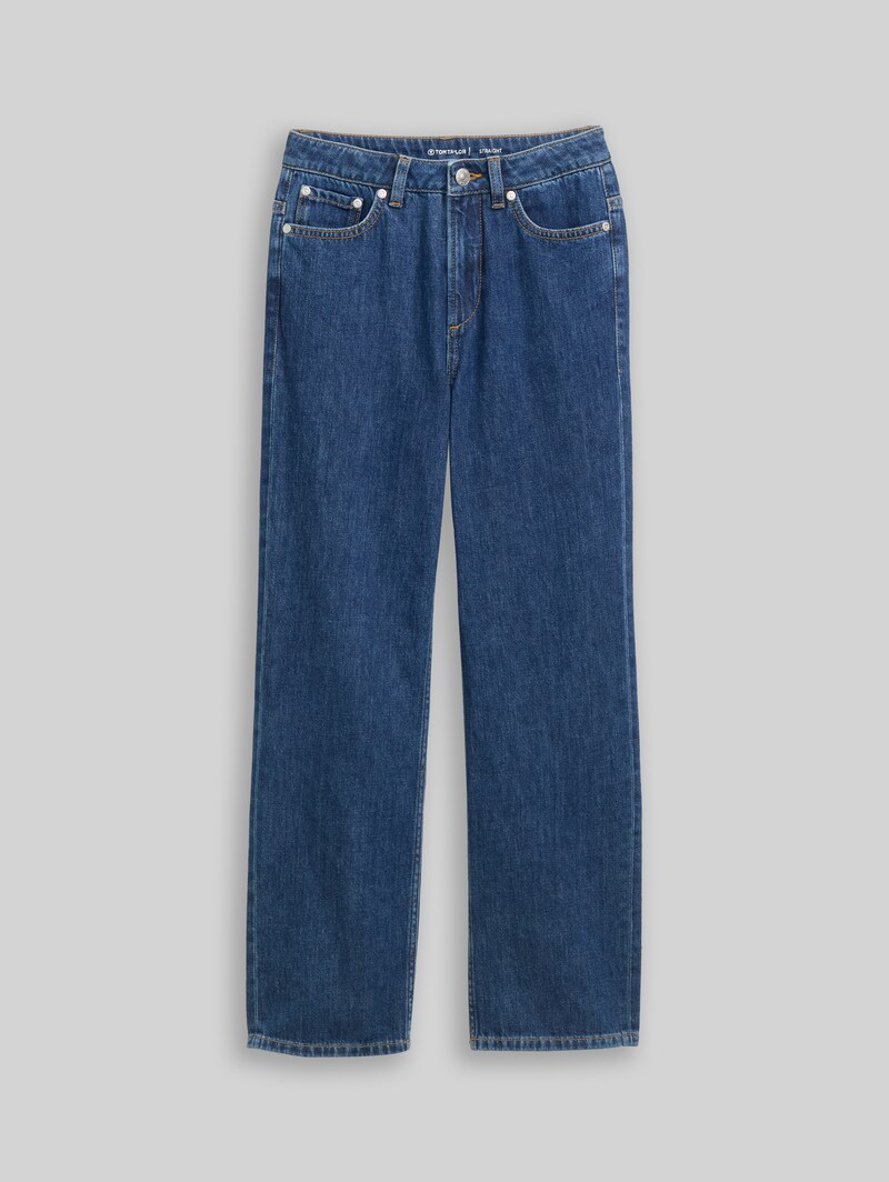 Tom Tailor Straight Jeans - Blue Denim