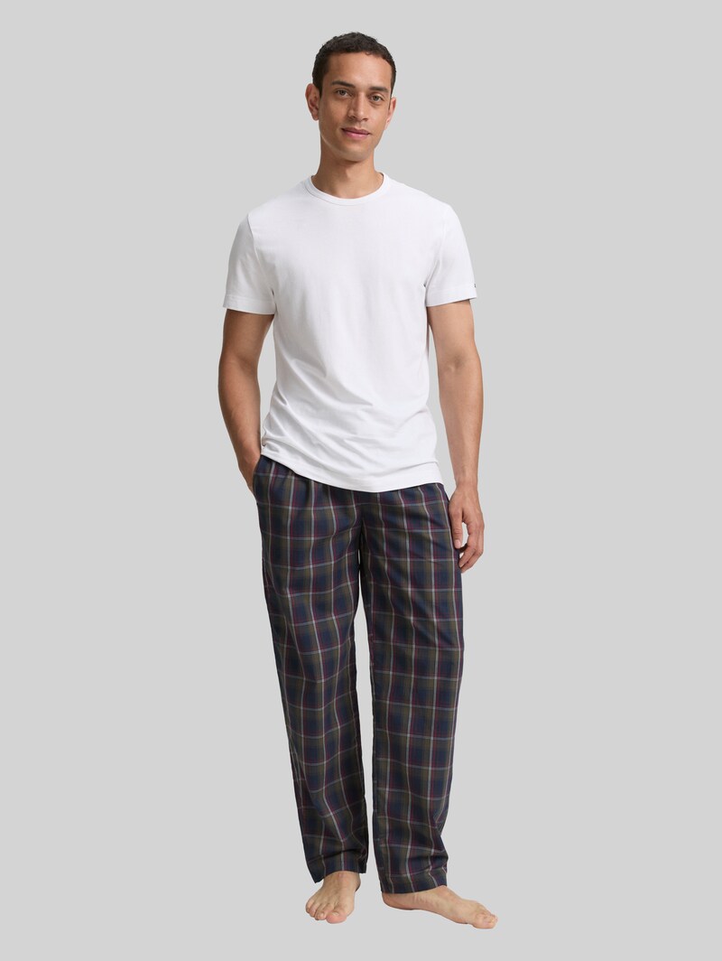 Tom Tailor Pyjama-Hose mit Karomuster - Blue-dark-check