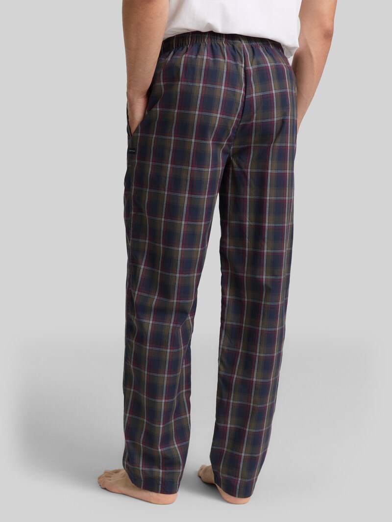 Tom Tailor Pyjama-Hose mit Karomuster - Blue-dark-check