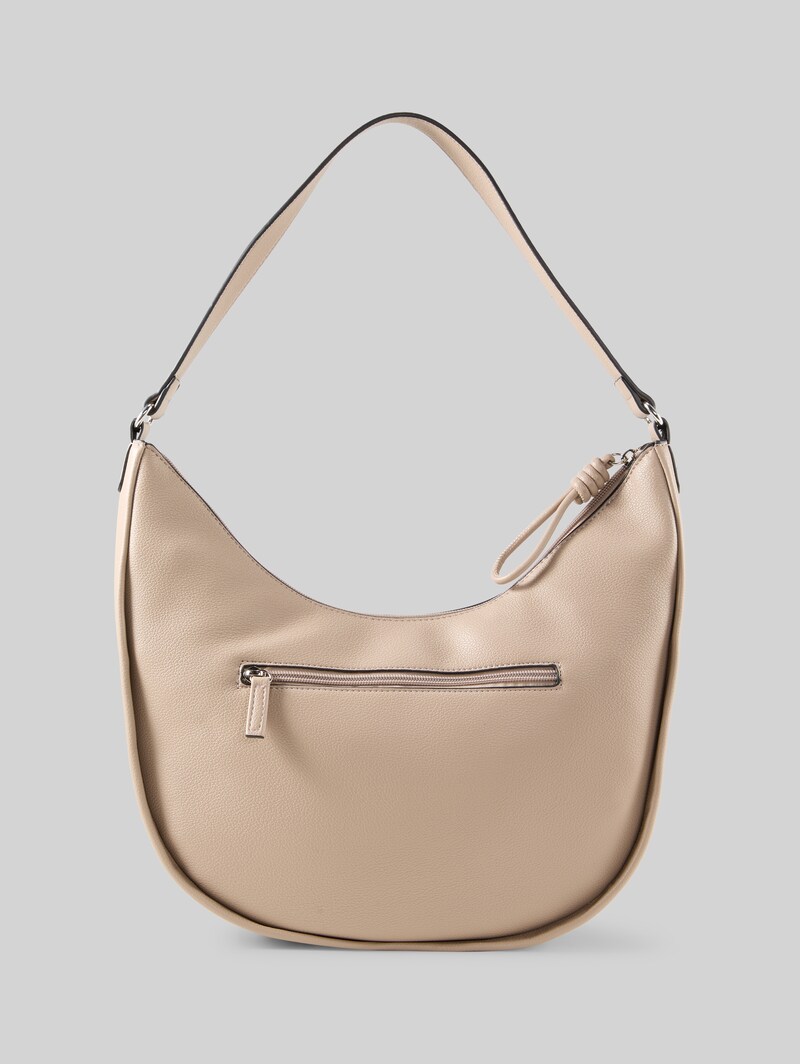 Tom Tailor TTTATIANA Beutelatsche mit gemustertem Webriemen - Taupe / Taupe