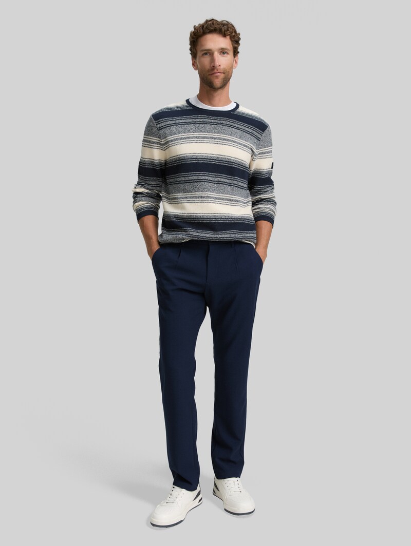 Tom Tailor Regular Fit Anzughose - Sky Captain Blue