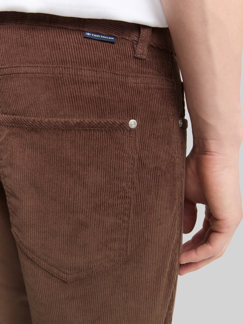 Tom Tailor TTMARVIN STRAIGHT Cordhose - Bag Brown