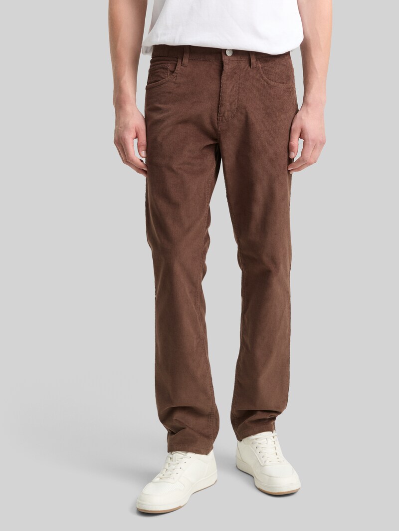 Tom Tailor TTMARVIN STRAIGHT Cordhose - Bag Brown