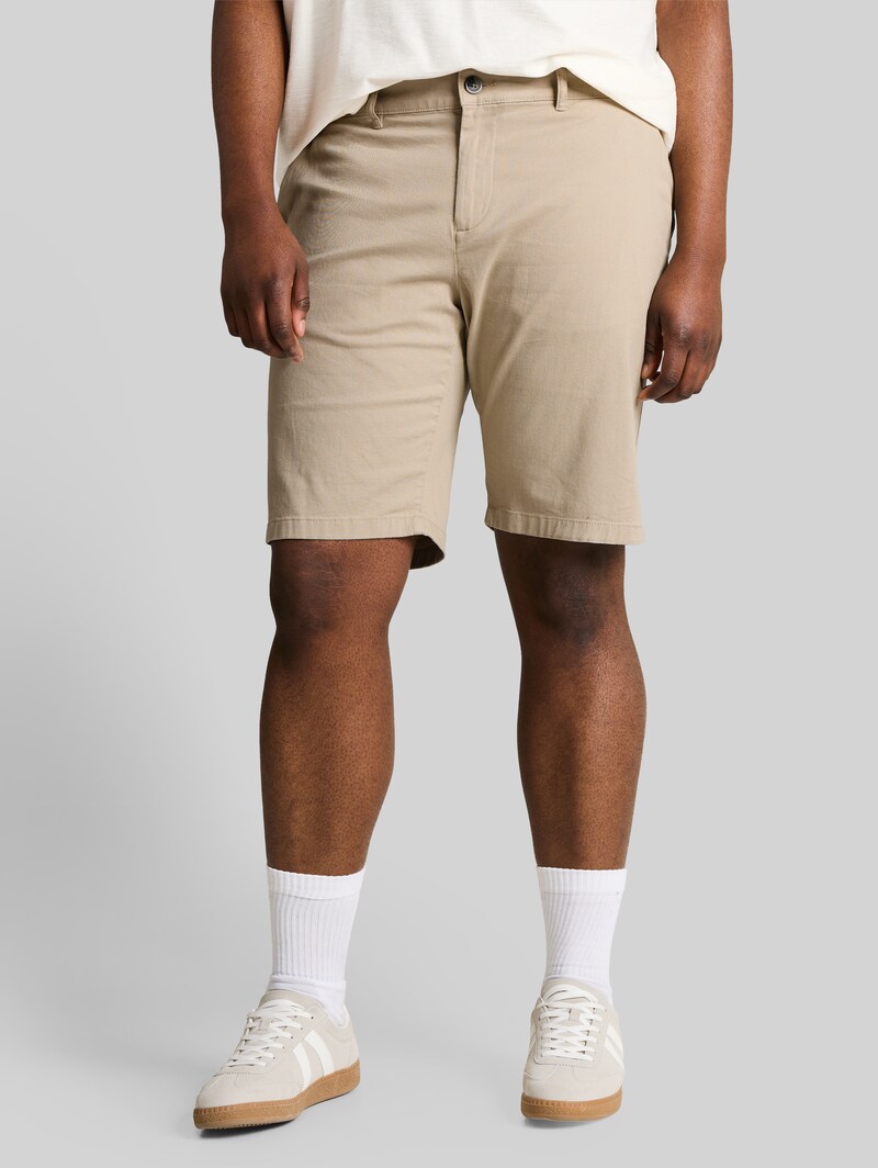 Tom Tailor Plus Size - Slim Chino Shorts - Cashew Beige