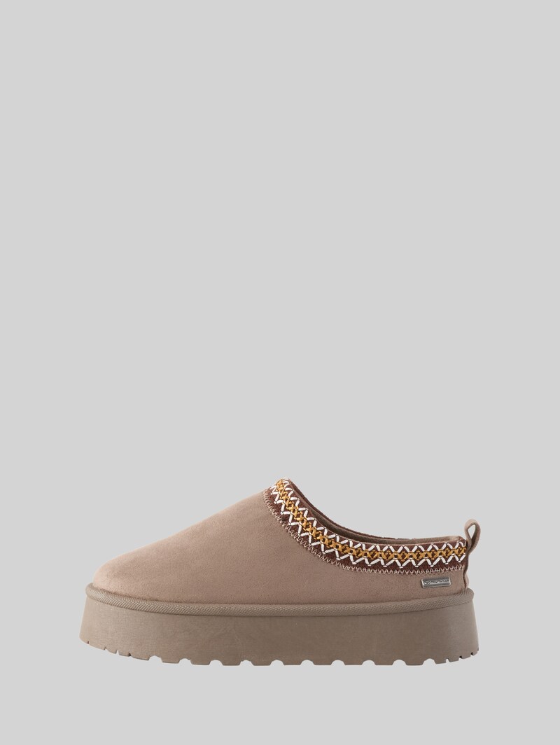 Tom Tailor Gefütterte Slipper mit Plateau-Sohle - Mud