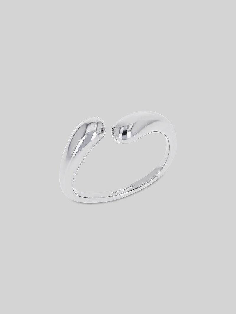 Tom Tailor Fingerring aus Edelstahl silber - Silver Tom Tailor Fingerring aus Edelstahl silber - Silver
