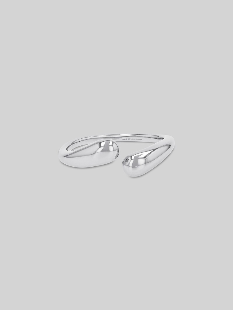 Tom Tailor Fingerring aus Edelstahl silber - Silver