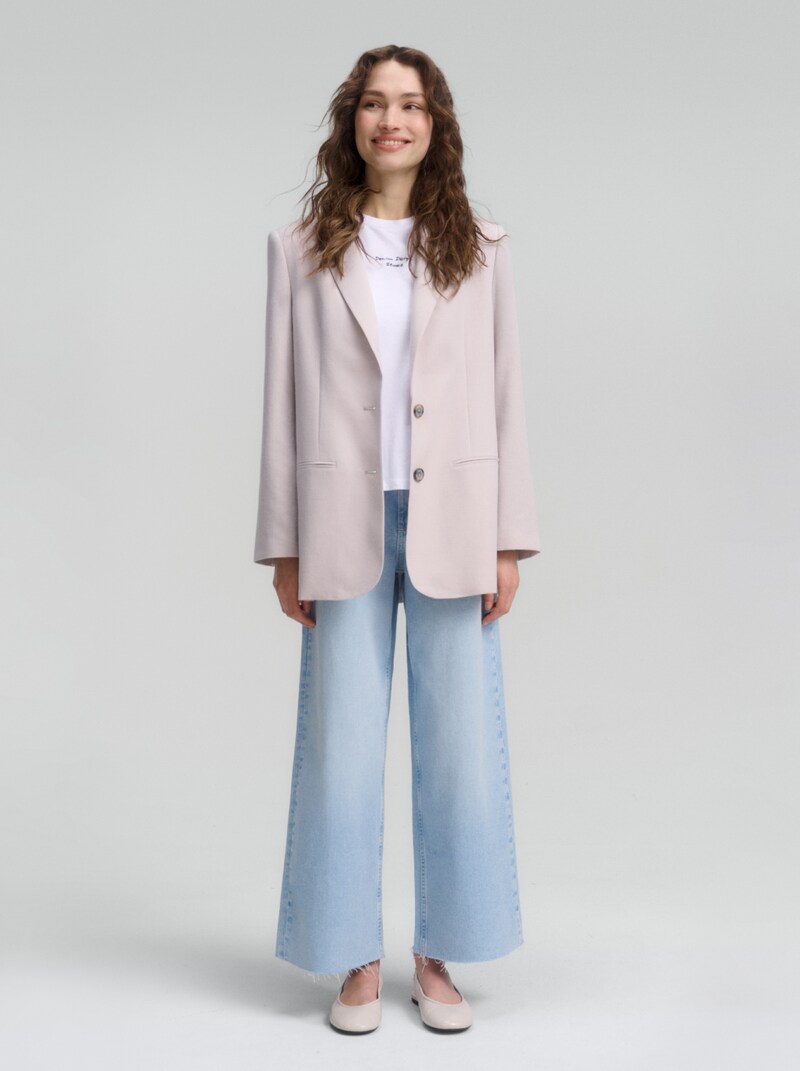 Tom Tailor TTMIJA CULOTTE Jeans - Used Light Stone Blue Denim
