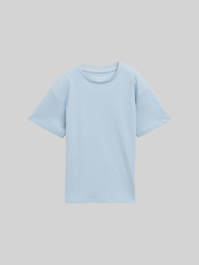 Tom Tailor Oversize T-Shirt - Soft Foggy Light Blue