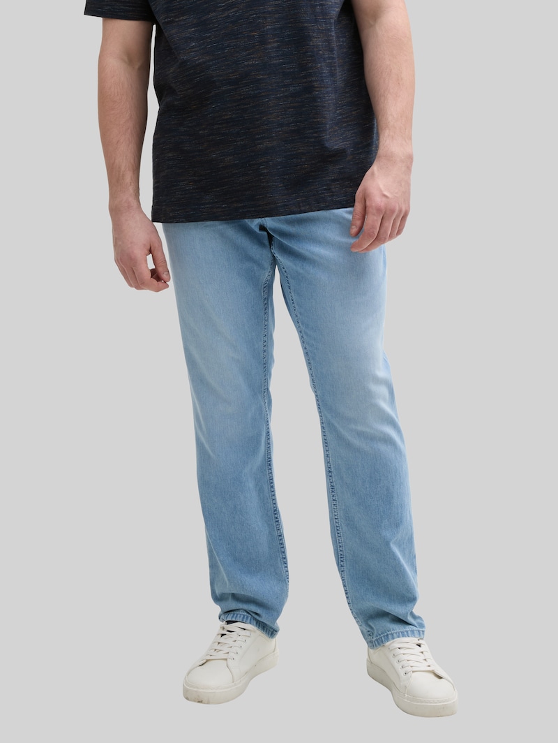 Tom Tailor Plus Size - TTPLUS REGULAR Jeans - Used Bleached Blue Denim