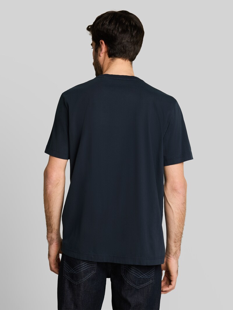 Tom Tailor T-Shirt im Used-Look - Sky Captain Blue