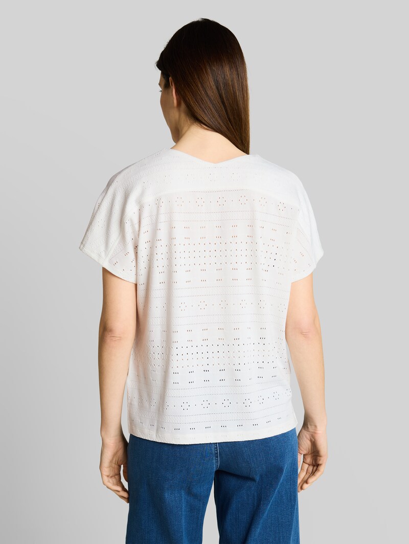 Tom Tailor Loose Fit Ajour T-Shirt - Whisper White