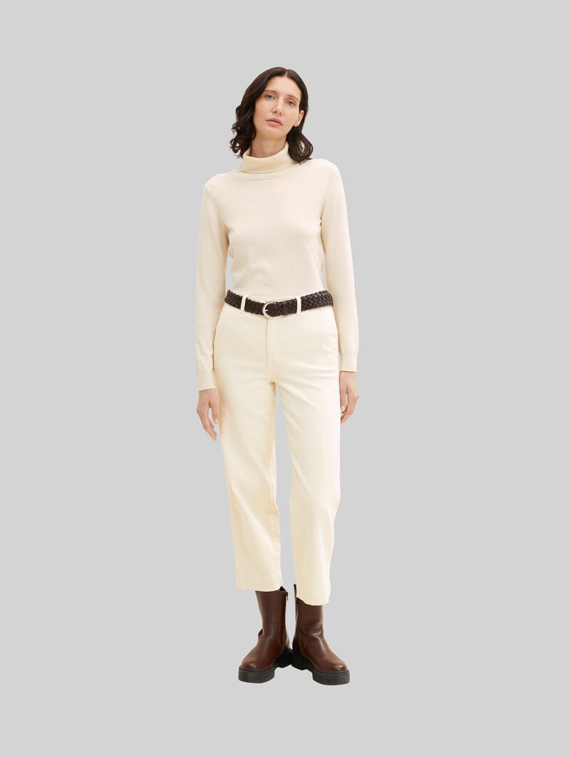 Tom Tailor TTLISA Flechtgürtel aus Leder - Brown Uni