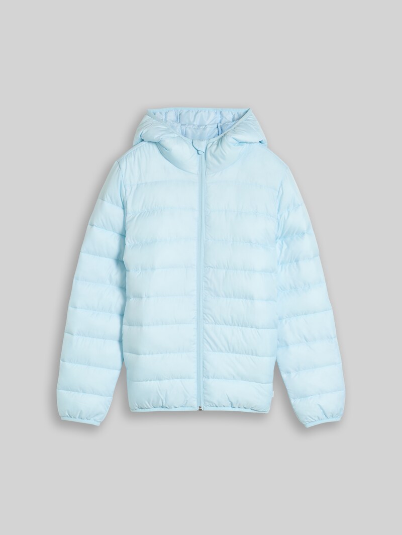 Tom Tailor Lightweight Steppjacke mit Kapuze - New Breeze Blue