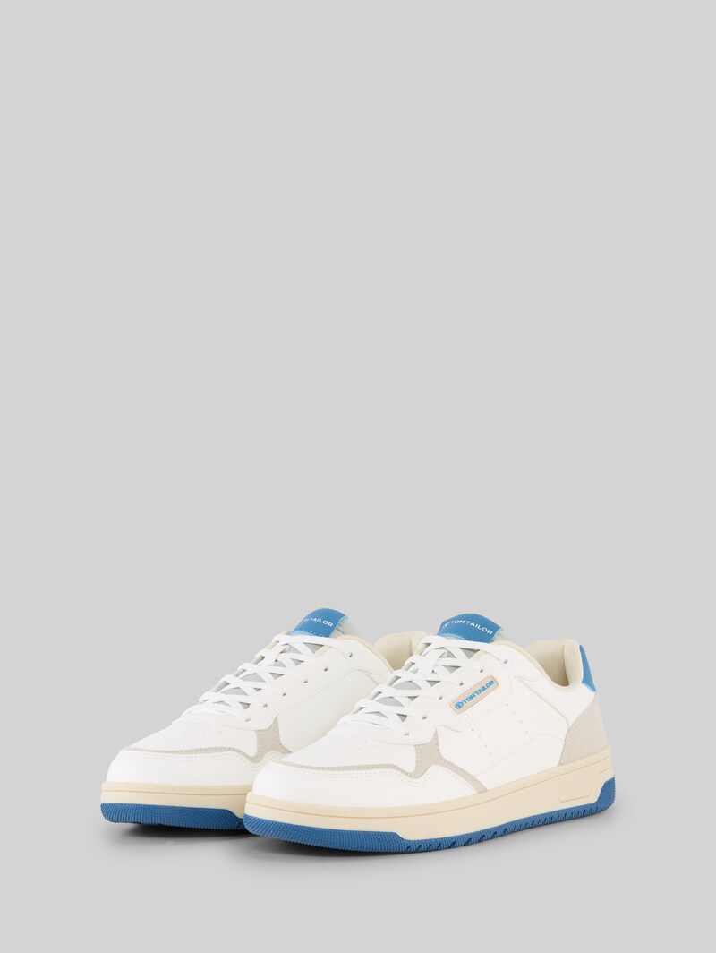 Tom Tailor Sneaker mit Colour-Blocking - White-blue