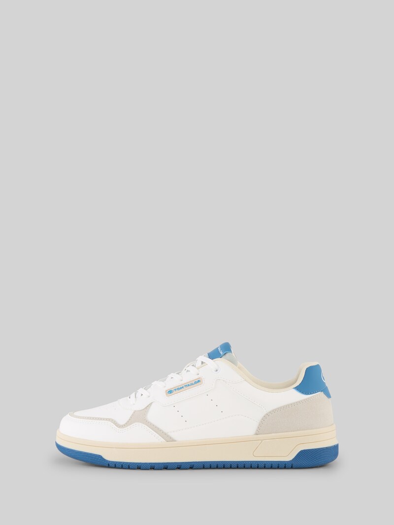 Tom Tailor Sneaker mit Colour-Blocking - White-blue