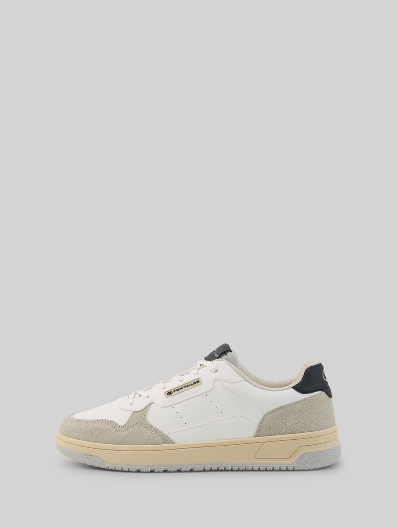 Tom Tailor Sneaker mit Colour-Blocking - White-grey-navy