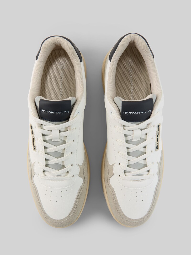 Tom Tailor Sneaker mit Colour-Blocking - White-grey-navy