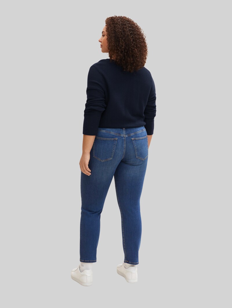 Tom Tailor Plus Size - TTPLUS SLIM Jeans - Used Mid Stone Blue Denim