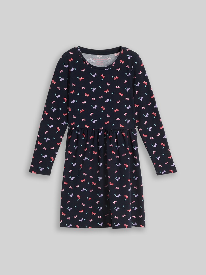 Tom Tailor Mini-Kleid mit Muster - Multicolor Butterfly Design