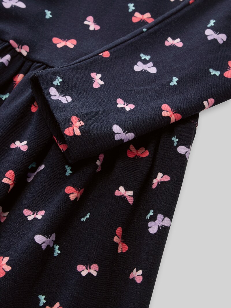 Tom Tailor Mini-Kleid mit Muster - Multicolor Butterfly Design