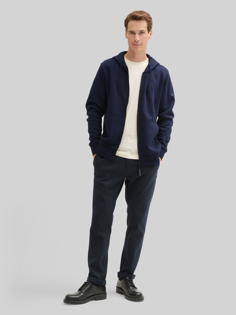 Tom Tailor Basic Hoodie Sweatjacke - Sky Captain Blue