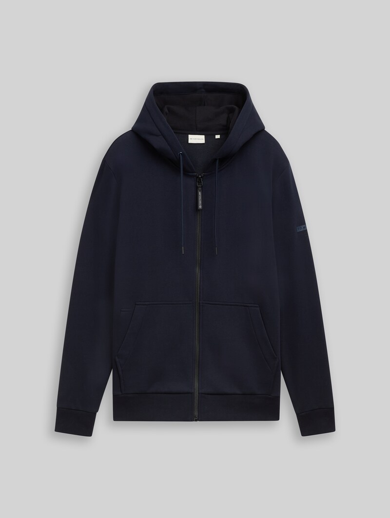 Tom Tailor Basic Hoodie Sweatjacke - Sky Captain Blue